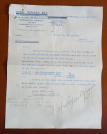 Lot #1   Israel - Jewish Judaica - 1938 Factura ,  Invoice  Document  MOISE NEHAMA FILS  - Thessaloniki Greece - Otros & Sin Clasificación