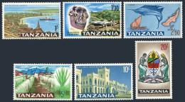 Tanzania 13-18,MNH.Mi 13-18. Dar Es Salaam Harbor,Prehistoric Man,Sailfish,1985. - Tansania (1964-...)