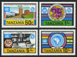 Tanzania 225-228,228a,MNH.Mi 225-228,Bl.33. Economic Commission For Africa,1983. - Tansania (1964-...)
