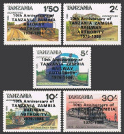 Tanzania 381A-381E,MNH.Michel 377-381. Tanzania Zambia Railway Authority,1987. - Tanzania (1964-...)