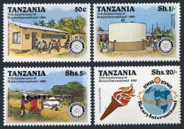 Tanzania 149-152,MNH.Michel 149-152. Rotary-75,District Conference,1980.Projects - Tanzania (1964-...)