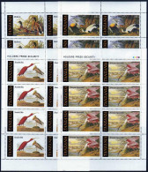Tanzania 306-309 Sheets,MNH.Michel 315-318. Audubon's Birds 1986.Mallard,Eider, - Tansania (1964-...)