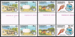 Tanzania 149-152 Gutter,MNH.Michel 137-140. Rotary,75th Ann.District 920. - Tanzania (1964-...)