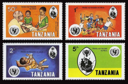 Tanzania 123-126,126a,MNH.Michel 123-126,Bl.18. Year Of Child IYC-1979. - Tansania (1964-...)