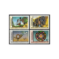 Tanzania 181-184,184a Sheet,MNH. Postal Conference,1981.Raider,Carrier Pigeon, - Tansania (1964-...)