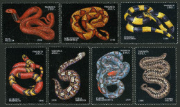 Tanzania 1471-1477,1478,MNH. Snakes 1996. - Tanzania (1964-...)