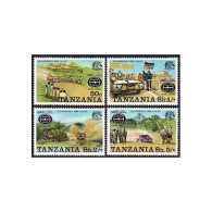 Tanzania 74-77,MNH.Michel 74-77. 25th Safari Rally,1977.Elephants. - Tanzania (1964-...)