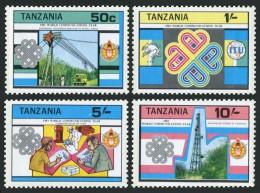 Tanzania 229-232,232a,MNH.Mi 229-232,Bl.34. World Communication Year.WCY-1983. - Tanzanie (1964-...)