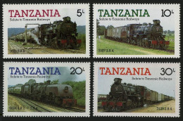 Tanzania 271-274,MNH.Michel 268-271. Railways Locomotives,1985. - Tansania (1964-...)