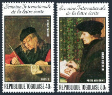 Togo 917, C262, MNH. Paintings By Vittore Carpaccio, Hans Holbein. 1975. - Togo (1960-...)