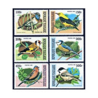 Togo 1882A-1882F, MNH. Birds 1999. Luscinia Svecica, Olriolus Oriolis, Carduelis - Togo (1960-...)