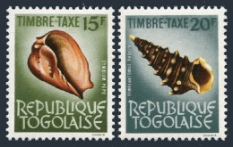 Togo J62-J63,MNH.Michel P68-P69. Postage Due Stamps 1964.Shells. - Togo (1960-...)