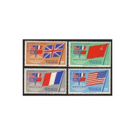 Togo 382-385 Blocks/4,MNH.Michel 294-297. Summit Conference 1960.Flags.  - Togo (1960-...)