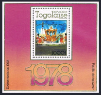 Togo 984 Sheet,MNH.Michel 1281 Bl.127A. Queen Elizabeth II,Coronation-25,1978. - Togo (1960-...)