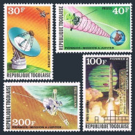 Togo 878-879, C227-C228, MNH. Michel 1047-1050. US Jupiter Space Probe, 1974. - Togo (1960-...)
