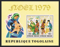 Togo C405a Sheet,MNH.Michel Bl.149. Christmas 1979.Presentation Of Infant Jesus, - Togo (1960-...)