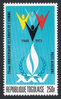 Togo C209,MNH.Michel 1009. Universal Declaration Of Human Rights,25th Ann.1973. - Togo (1960-...)
