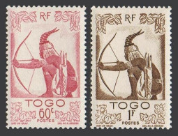 Togo 312-313, MNH. Michel 198-199. Hunter,1947. - Togo (1960-...)