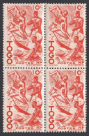 Togo 309 Block/4,MNH.Michel 195. Extracting Palm,1947. - Togo (1960-...)