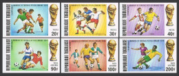 Togo 863-C216 Imperf,MNH.Michel 1017B-1022B. World Soccer Cup Munich-1974. - Togo (1960-...)