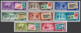 Togo 617-622,C82-C83 Imperf,MNH.Michel 614B-621B. Togolese Stamps,70th Ann.1967. - Togo (1960-...)