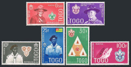 Togo 401-406,MNH.Michel 313-318.Boy Scouting 1961.Lord Baden-Powell,Daniel Beard - Togo (1960-...)
