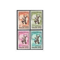 Togo 483-485,C42,MNH.Michel 426-429. Meeting Of African Heads,1964.Map. - Togo (1960-...)
