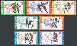 Togo 669-673,C105-C106,C106a, MNH. Michel 694-700,Bl.39. Omnisport Stadium. 1969 - Togo (1960-...)
