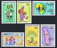 Togo 1023-1028, 1028a Sheet, MNH. Mi 1360-1365, Bl.143. Year Of Child IYC-1979. - Togo (1960-...)