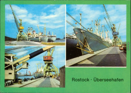 Ansichtskarte Rostock Überseehafen 1982 - Rostock