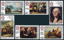 Togo 924-925,C270-C273a,MNH.Mi 1144-49,Bl.103A. USA-200,1976. Paintings:Trumbull - Togo (1960-...)