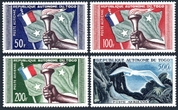 Togo C22-C25,C26-C30,MNH.Michel 241-244,261-265. Flag,Torch,Plane,Great Egret. - Togo (1960-...)