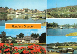 Dresden Laubbegast - Fähre, Pillnitz - Bergpalais, Wachwitz    1985 - Dresden