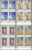Tunisia 1185-1188 Blocks/4,MNH.Mi 1424-1427. Paintings By Tunisian Artists,1999. - Tunesien (1956-...)