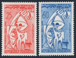 Tunisia 492-493, MNH. Michel 692-693. Human Rights Year IHRY-1968. Mankind. - Tunisia (1956-...)