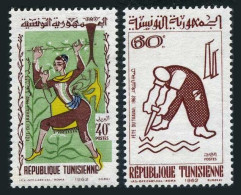 Tunisia 409-410, MNH. Michel 597-598. Labor Day, 1962. Farm, Industrial Workers. - Tunisia
