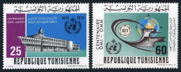 Tunisia 620-621, MNH. Mi 824-825. Meteorological Cooperation-100, 1973.Institute - Tunisie (1956-...)