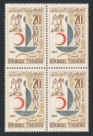 Tunisia 438 Block/4, MNH. Michel 622. International Red Cross Centenary, 1963. - Tunesien (1956-...)