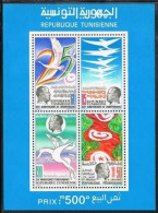 Tunisia 779-782,782a A,B In Present Pack,MNH. Independence Day 1981. Bourguiba. - Tunesië (1956-...)