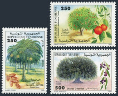 Tunisia 1179-1181,MNH. Michel 1418-1420. Fruit Trees, 1999. - Tunesien (1956-...)