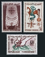 Tunisia 404-406, MNH. Michel 592-594. WHO Drive To Eradicate Malaria. 1962. - Tunesië (1956-...)