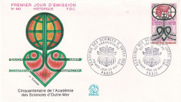1er Jour, Académie Des Sciences D'Outre-Mer - 1970-1979