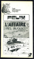 "FELIX: L'affaire Des Bijoux" De M. TILLIEUX - Supplément à Spirou - Classiques DUPUIS - 1976. - Spirou Magazine