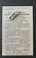 FLORIMONDUS BOSMANS ° PUTTE 1967 + PUTTE - GRASHEIDE 1937 - Devotion Images