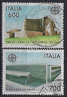 Italy 1987  Europa  (o) Mi.2010-2011 - 1971-80: Oblitérés