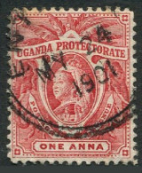Uganda 69,used.Michel 60a. Queen Victoria, Elephant Heads,1898. - Ouganda (1962-...)