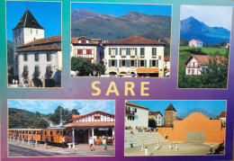 Sare - Eglise Saint Martin, Mairie, Sommet De La Rhune, Maisons Basques, Petit Train, Pelote Basque - Sare