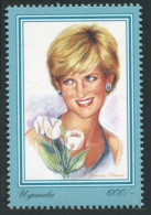 Uganda 1519,MNH. Diana,Princess Of Wales,1961-1997. - Ouganda (1962-...)