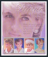 Uganda 1788-1789 Ad Sheets,MNH. Princess Diana,2002. - Oeganda (1962-...)
