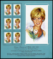 Uganda 1519 Sheet,MNH. Diana,Princess Of Wales,1961-1997. - Ouganda (1962-...)
